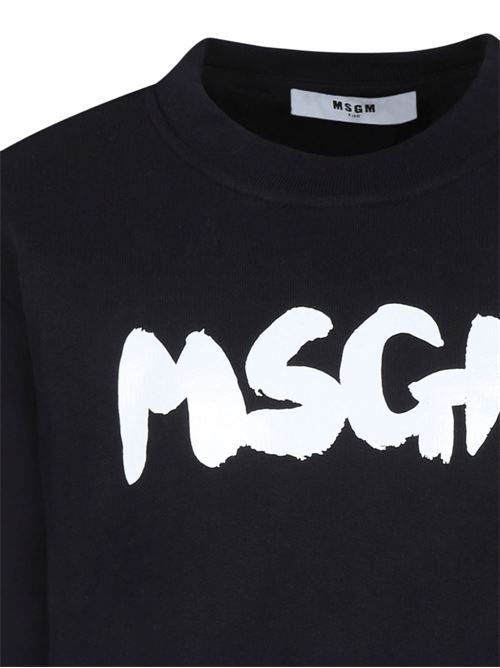 Felpa bambino girocollo MSGM KIDS | F4MSJUSW060110